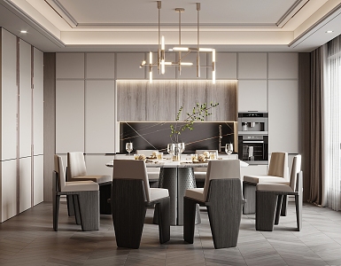 Modern Restaurant 3d model