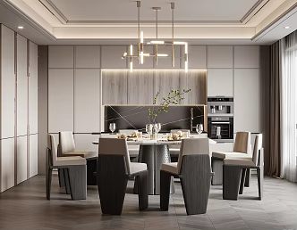 Modern Restaurant 3d model