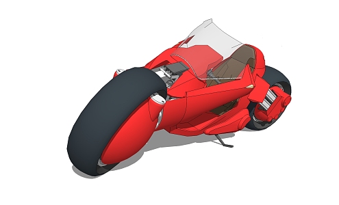 Modern Motorcycle 3d model