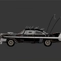 Modified Black Utility Vehicle With Multiple Antennas Unique Grille And Custom Hood