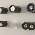 Modern Downlights and Spotlights with Black Finish and Various Contemporary Designs