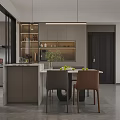 Modern Living And Dining Room Interior With Sofa Coffee Table And Floor To Ceiling Windows