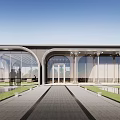 A sales office style 3d model