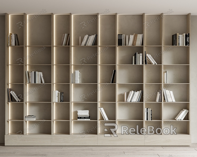 Modern Bookshelf model