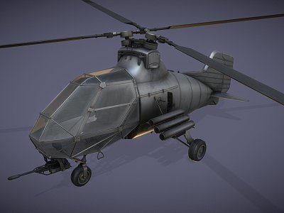 Military Helicopter model