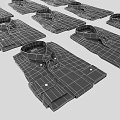 Formal Men's Shirts With Striped And Checkered Ties In Various Colors