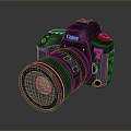 DSLR Camera Card Machine Digital Camera Digital Camera Photographic Equipment 3d model