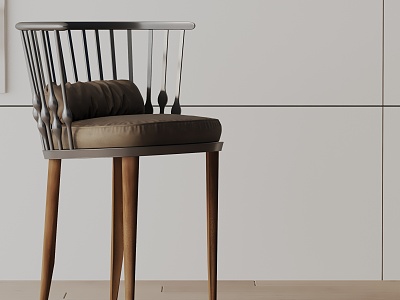 Modern Bar Chair 3d model