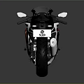 Modern Sporty Motorcycle With Sleek Body Red Black Accents And Alloy Wheels