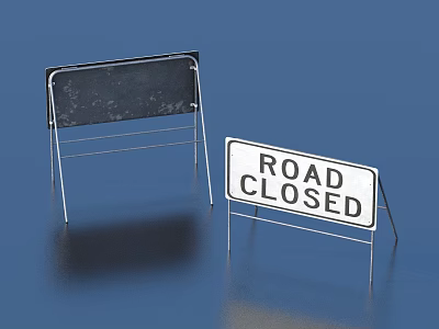 outdoor sketch public facilities roadblock 3d model outdoor sketch public facilities roadblock 3d model