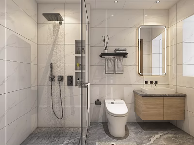 Hotel Toilet 3d model
