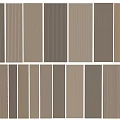 Various Wooden Wall Panels With Vertical Stripes In Neutral Color Tones