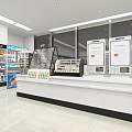 FamilyMart Convenience Store Storefront With Glass Doors Interior Shelves And Product Displays