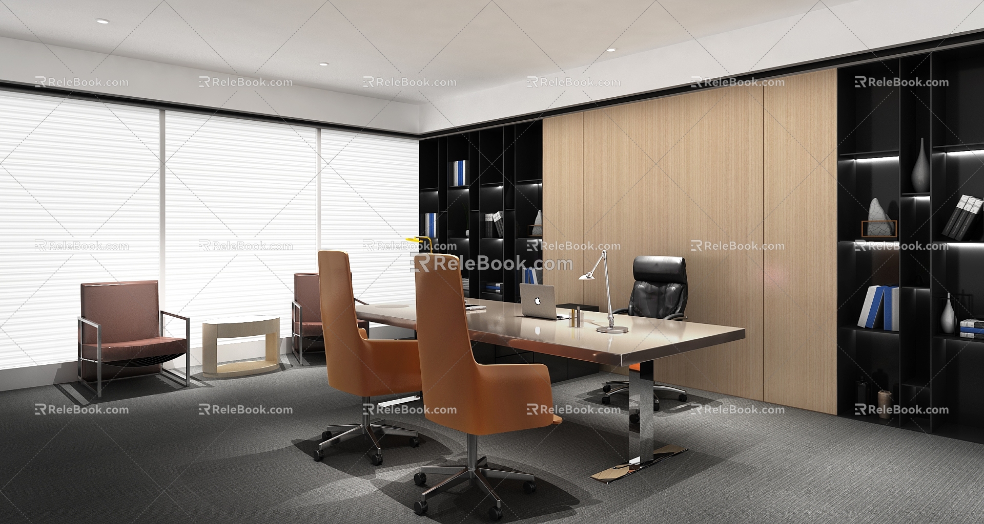 Modern Office Manager's Office 3d model