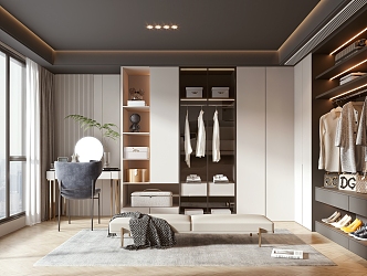 Modern Cloakroom 3d model