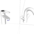 Bathroom Kitchen Faucets With Modern Design Different Styles And Chrome Finish