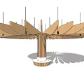 Modern column modeling column 3d model