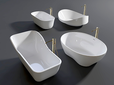 Modern Bathtub 3d model