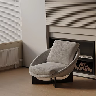 modern leisure chair 3d model