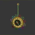 Floor Clock Big Clock Retro Clock Retro Clock Retro Clock Large Clock Pendulum Furnishings 3d model