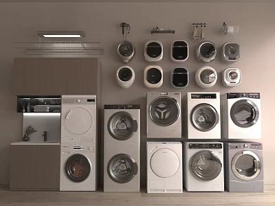 Washing machine appliances 3d model