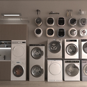 Washing machine appliances 3d model