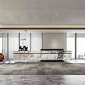 Modern Front Office Front Office 3d model