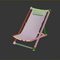 Modern Lounge Chair with Wooden Frame White Fabric Cushion and Pillow