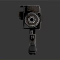 High Precision Modern Black Sniper Rifle With Long Barrel And Scope