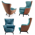 Single sofa 3d model