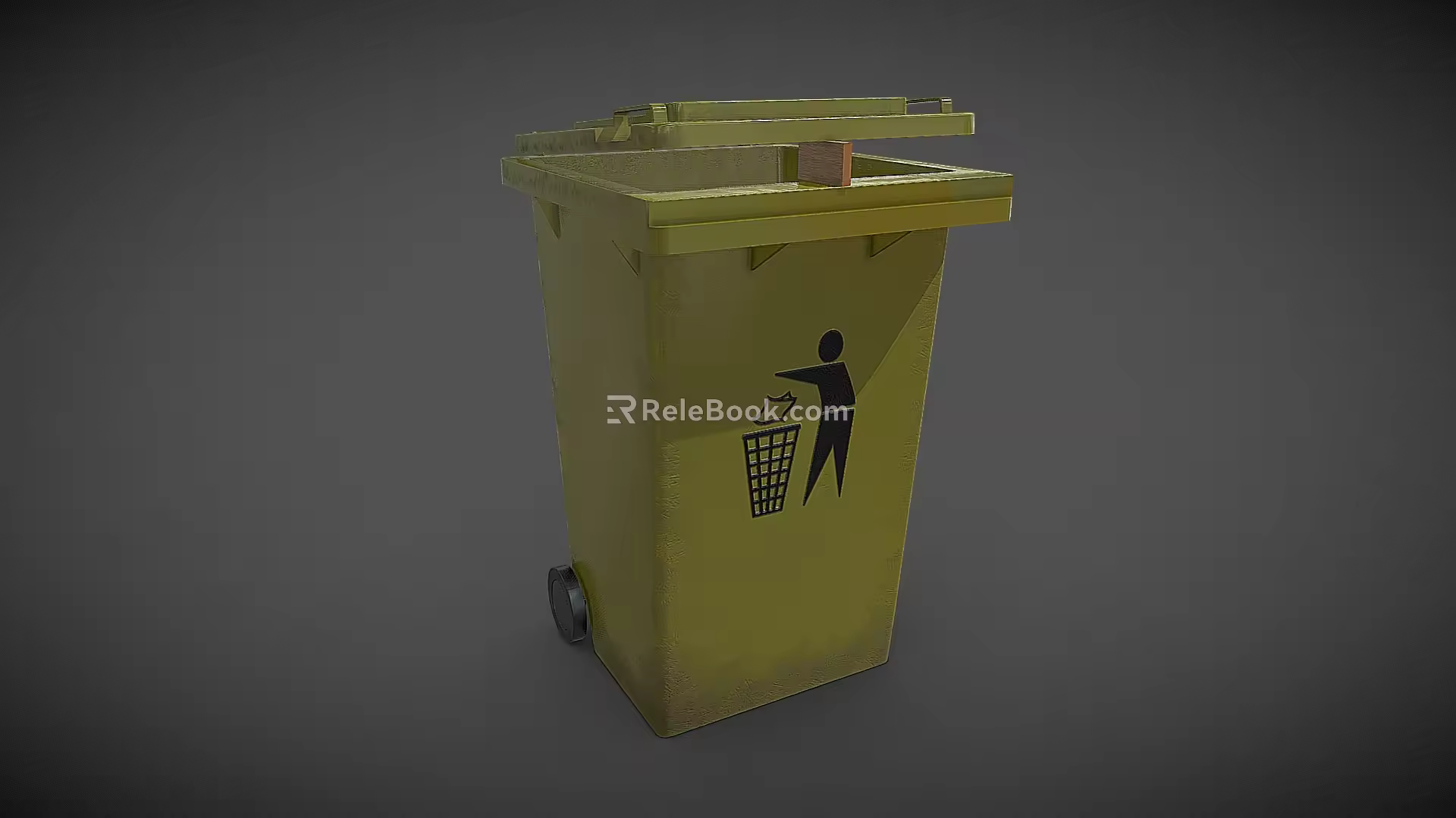 Trash Can Large Trash Can Outdoor Trash Can Community Trash Can Park Trash Can Low Face Number Low Model Simple Model Game Video Level Super Realistic High Precision 3d model