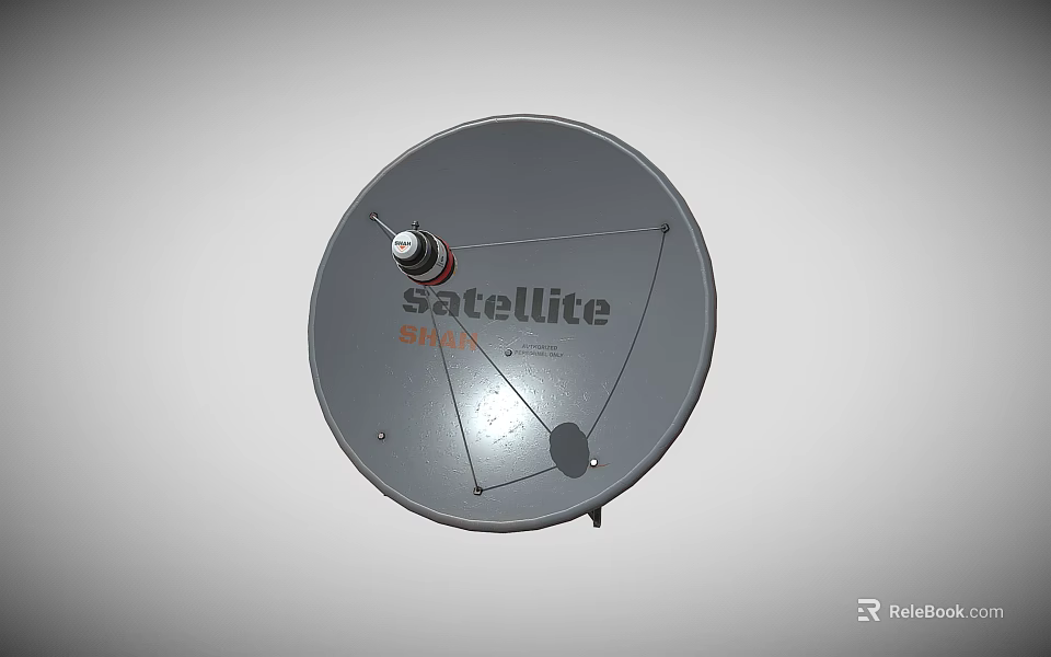 High Performance Satellite Dish Equipment With Weatherproof Design For Outdoor Signal Reception 3d model 