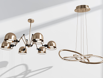 Post-modern chandelier 3d model