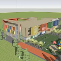 The Kindergarten Model 3d model