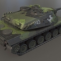 Tank KpfPz70 World of Tanks Low Face Number Low Model Simple Model Game Sub-era Film and Television Level Super Realistic High Precision 3d model