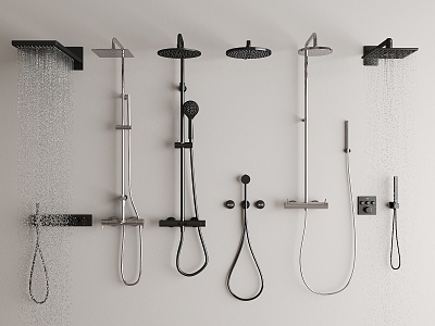 Shower 3d model