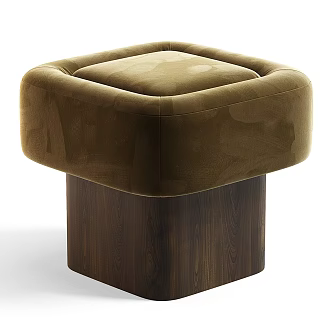 Modern Sofa Stool Low Stool Dressing Stool 3d model