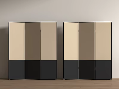 Middle Ancient Screen Middle Ancient Wind 3d model