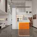 Modern Hair and Beauty Salon Interior with Styling Chairs Mirrors and Pendant Lights