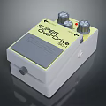 Boss SD-1 Super Overdrive Effect Pedal With Yellow Panel And White Body