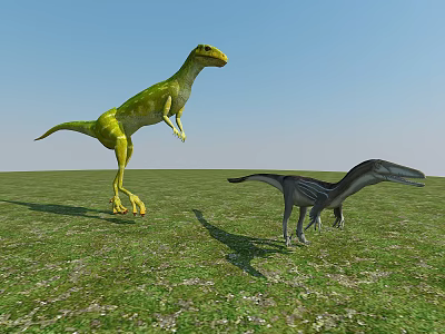 Modern Dinosaur World 3d model