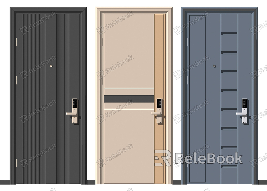 Modern Door Entry Door model