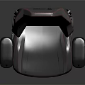 Ergonomic Gray Gaming Chair With Batman Logo Like Padded Armrests And Stable Wheeled Base