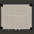 Harry Biscuit White Computer Speaker With Control Knobs And Mesh Panel Design