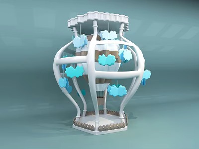 Hyundai Meichen Hot Air Balloon Device 3d model