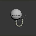 White Helmet With Black Face Shield And Breathing Apparatus Straps Design