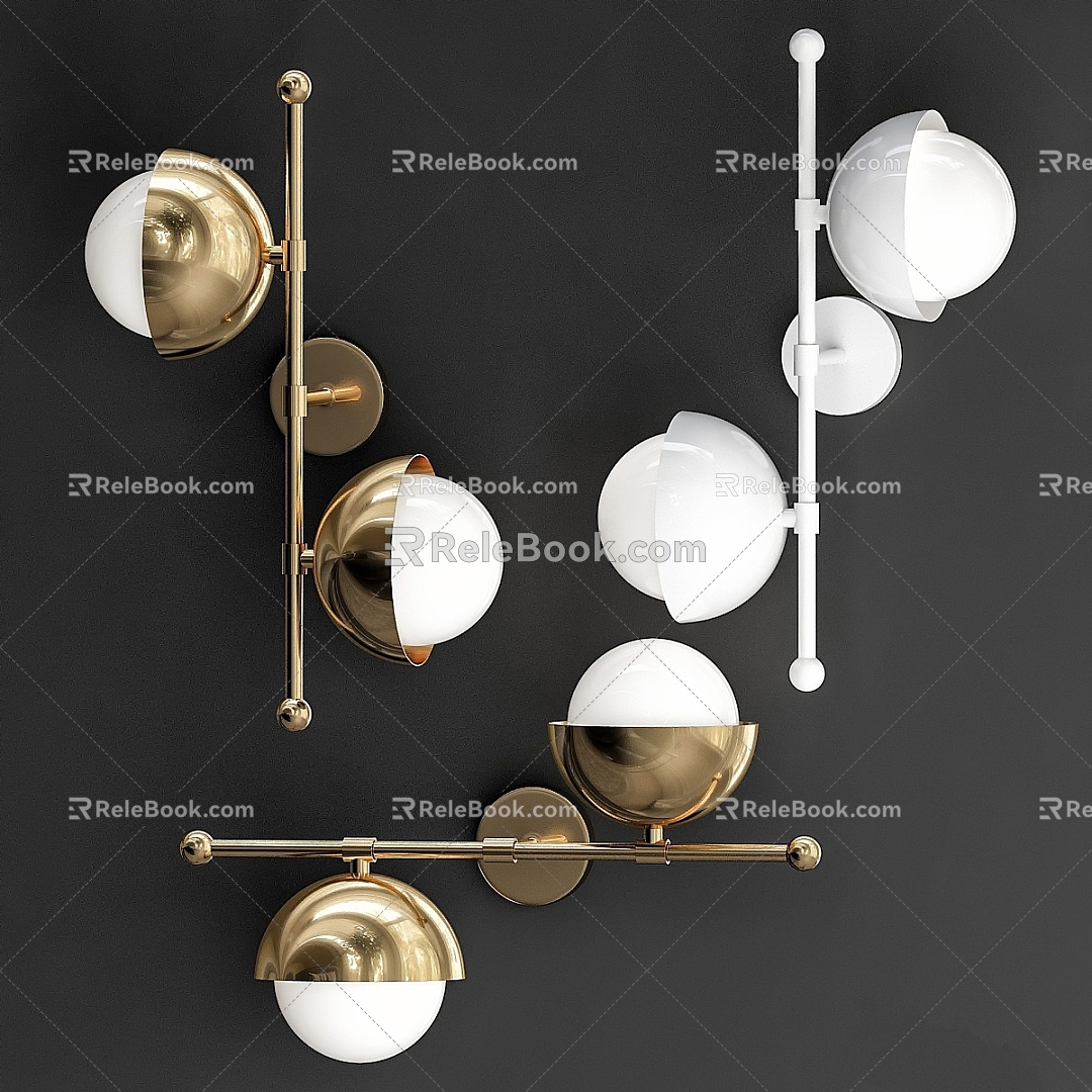 Modern wall lamp Benta Wall 3d model