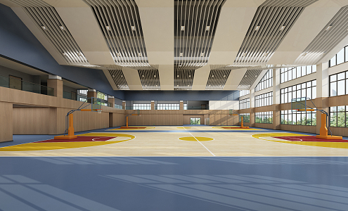 modern gymnasium 3d model