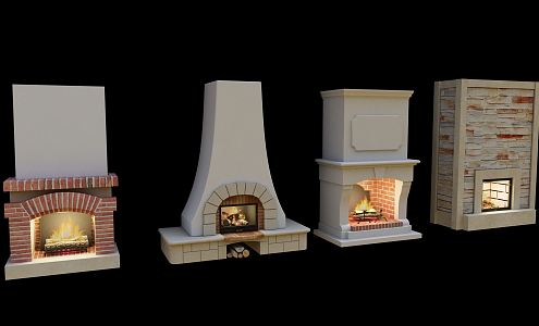 Modern stove 3d model