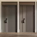 Modern security door 3d model